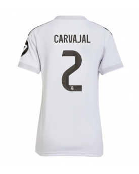 Billige Fotballdrakt Real Madrid Daniel Carvajal #2 Replika Hjemmedrakt Dame 2025-26 Kortermet Billige Fotballdrakt Real Madrid Daniel Carvajal #2 Replika Hjemmedrakt Dame 2025-26 Kortermet